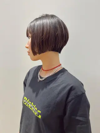 ショート パーマ/レイヤー /店長/YURAのヘアスタイル