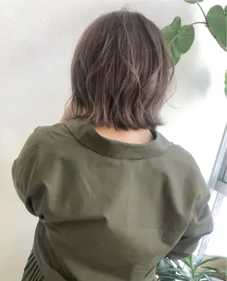 ミディアム カラー nakahara madokaのヘアスタイル