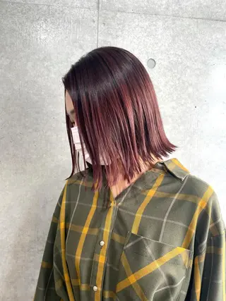 ミディアム カラー ヘアアレンジ GRAND OMOTESANDOのヘアスタイル
