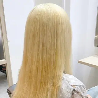 セミロング カラー EMANON新宿南口所属・🦄中性ウルフ ☁️Shiori🦄のヘアスタイル