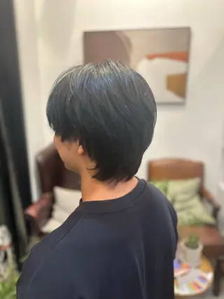 ショート カラー 村上 滉弥のヘアスタイル