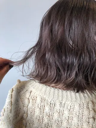 ミディアム カラー ケアブリーチ/ボブ/ honoのヘアスタイル