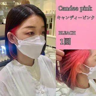 ミディアム カラー パーマ ヘアアレンジ メンズ キッズ ネイル マツエク・マツパ アイブロウ 《褒められる》 透明感カラー/小嶋のヘアスタイル