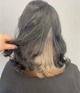 ミディアム カラー piLLon/ RYUKAのヘアスタイル