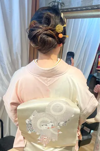 セミロング ヘアアレンジ sHioN髪質改善 美髪矯正／ヘア着付けのヘアスタイル