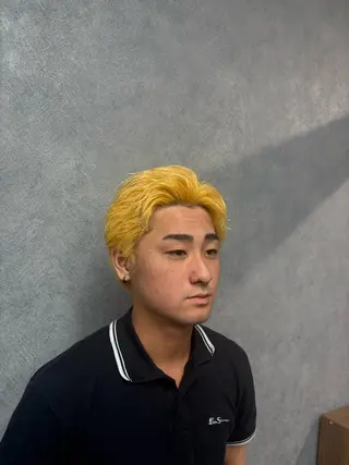 ショート カラー メンズ ヘアサロンCREO福大通り店所属・🌟阿川 翔哉🌟のヘアスタイル