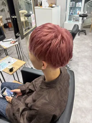 カラー メンズ 笹江 瑞穂のヘアスタイル