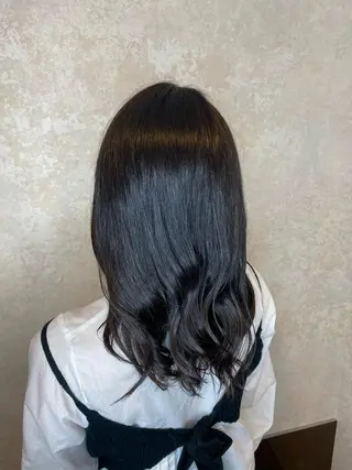 セミロング カラー CIEL天六店 三上春のヘアスタイル