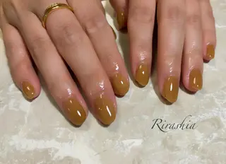 ネイル うる艶♡透明感ネイル Rirashiaのネイルデザイン