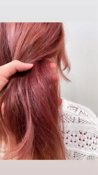 カラー 名古屋のピンク好き かずくん🦩のヘアスタイル