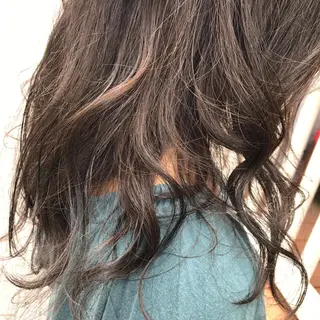 セミロング カラー 💘カラー人気No. 1💘SAYAのヘアスタイル