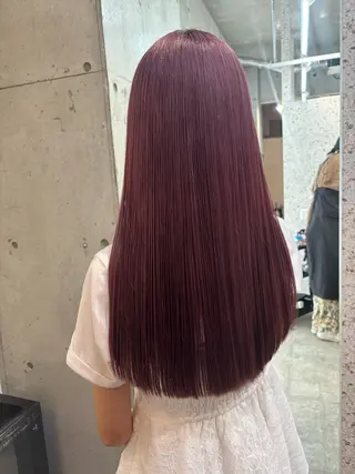 ロング カラー lani hair salon所属・SHOTO ハイトー ン/デザインカラーのヘアスタイル