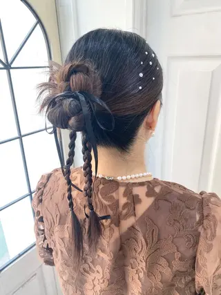 ヘアアレンジ uros.中目黒 moekaのヘアスタイル