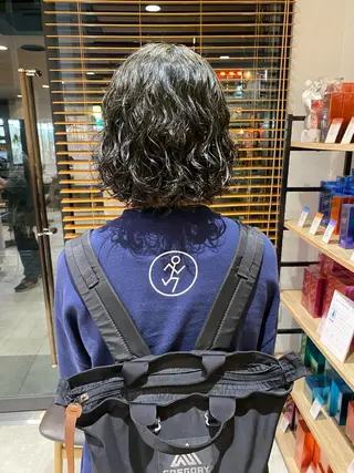 ショート カラー パーマ パーマ指名No1 /namiのヘアスタイル