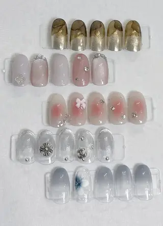 ネイル 福ネイル スタッフのネイルデザイン