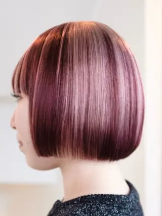 ショート カラー ヘアアレンジ 🦠カラーリスト/ 魚瀬あおい🦠のヘアスタイル