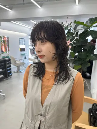 ロング パーマ ボブ/レイヤー/ケア パーマ/リュウタのヘアスタイル