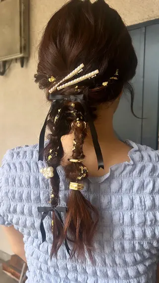 セミロング botan🎧♩ akaneのヘアスタイル