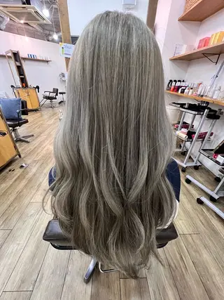 ロング カラー メンズカットグラデー ションカラー/ケイゴのヘアスタイル