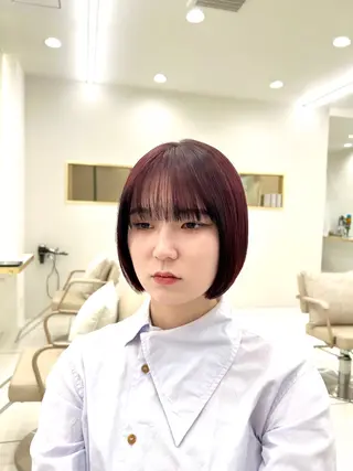 ショート 韓国顔まわり/前髪 /レイヤー/いつきのヘアスタイル