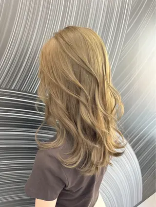 ロング カラー Ardore 韓国風カラー大阪のヘアスタイル