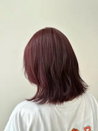 カラー 🍒暖色 カラー🍒yuiのヘアスタイル