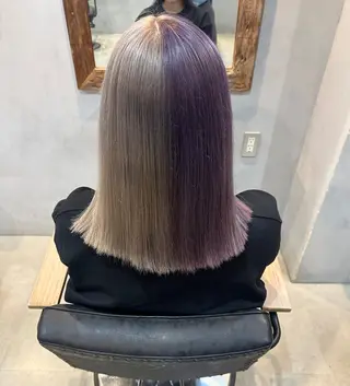 カラー SOURCE河原町 LICOのヘアスタイル