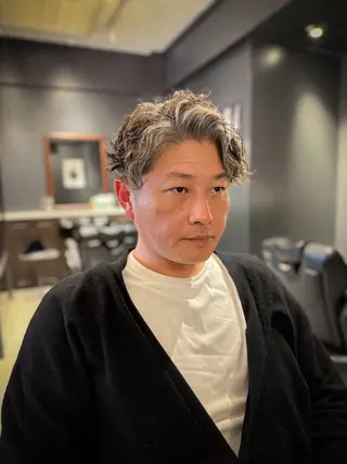 ショート メンズ THE MAN Leverage New York所属・大村 大心のヘアスタイル
