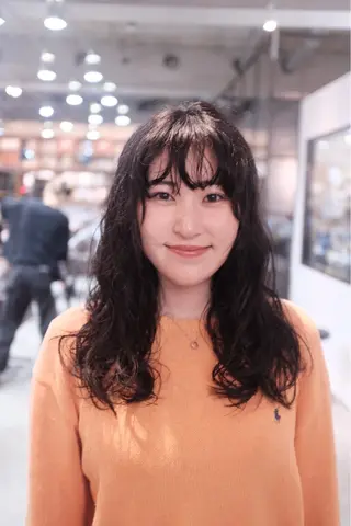 ロング パーマ Door代官山所属・詩織/パーマ /代官山のヘアスタイル