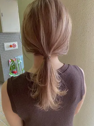 カラー ヘアアレンジ regalo 森重ユウのヘアスタイル