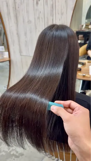 ロング カラー 縮毛矯正💎ショート /パーマ❣️ともきのヘアスタイル