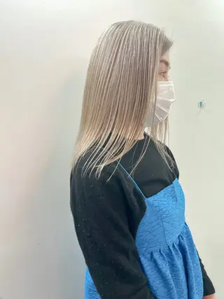 セミロング カラー 🐝ハイトーン× レイヤーボブ/牧原のヘアスタイル