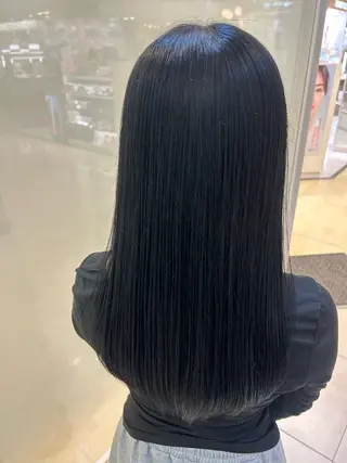 ロング カラー 艶質改善/縮毛矯正 ササキナツミのヘアスタイル