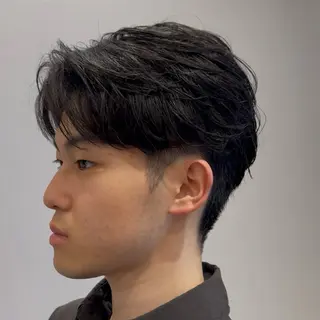 メンズ Bonheur所属・茨木/フェザーパーマ 酒井壮大のヘアスタイル