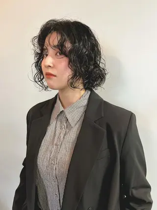 ショート パーマ ボブとパーマの達人 美容室難民の方は是非のヘアスタイル
