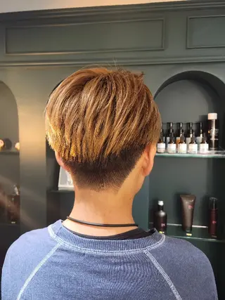 ショート メンズ メンズパーマ/カット momo🌷のヘアスタイル