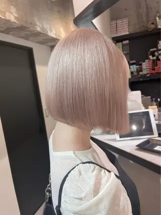 カラー 🐬透明感カラー/ ハイトーン/ユウ🐬のヘアスタイル