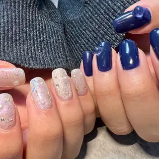 ネイル 個性派ニュアンス nuts nail所属・【池袋】nuts nail　なつみのネイルデザイン