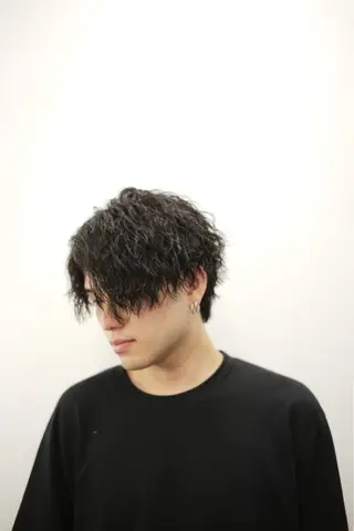 ミディアム パーマ メンズ メンズパーマ特化型 ✂️Yusuke✂️のヘアスタイル