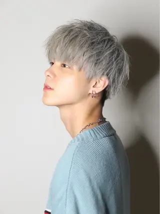 パーマ メンズ 小島 希星のヘアスタイル