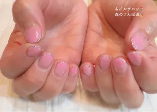 ネイル 森のさんぽ道所属・ショートネイル 森のさんぽ道のネイルデザイン