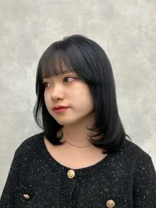 ミディアム 大人レイヤー/艶美髪 🇺🇸TOMONAのヘアスタイル