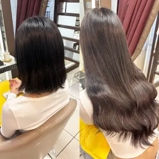 ロング シールエクステ✨️韓 国羽エクステ🪽和希のヘアスタイル