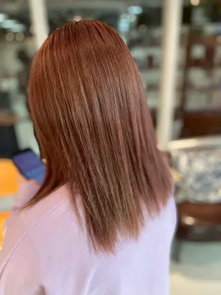 セミロング カラー 菊地 美憂のヘアスタイル