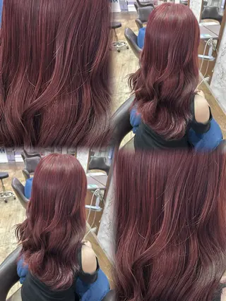 ロング ハイトーン×艶カラー 🤍MIZUKIのヘアスタイル