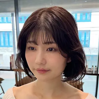 ショート タンバルモリパーマ 礒井メンキのヘアスタイル