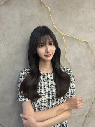 ロング 池袋/韓国/レイヤー 髪質改善/村上けいとのヘアスタイル