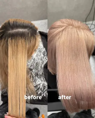 ミディアム いろあそび　町田店所属・ハイトーン特化💫 町田/Mariのヘアスタイル