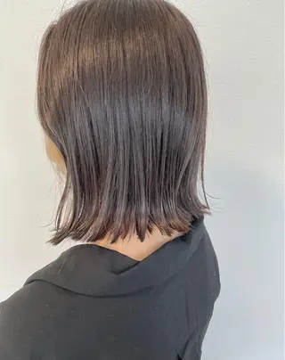 ミディアム カラー GPIP 近藤沙樹のヘアスタイル