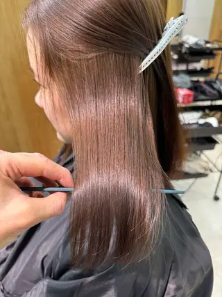 セミロング カラー GO TO DAY SHAIRE SALON SHIBUYA SOL所属・マンツーマン渋谷 早坂僚太のヘアスタイル
